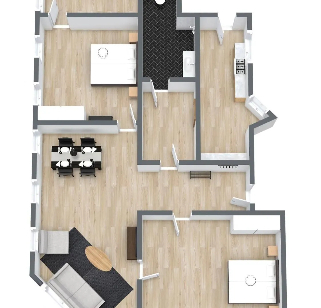 Spacious Tivoli Gardens Apartment W 3 Bedrooms كوبنهاجن